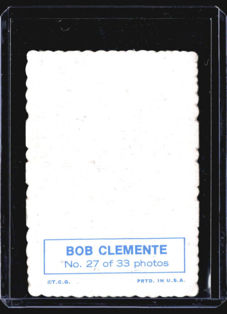 1969 Topps - Deckle Edge Called Bob on Card #27 Roberto Clemente