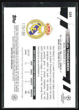 2022-23 Topps UEFA - Future Stars #124 Aurelien Tchouameni /199 Green