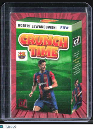 2023-24 Panini Donruss FIFA - Crunch Time #10 Robert Lewandowski