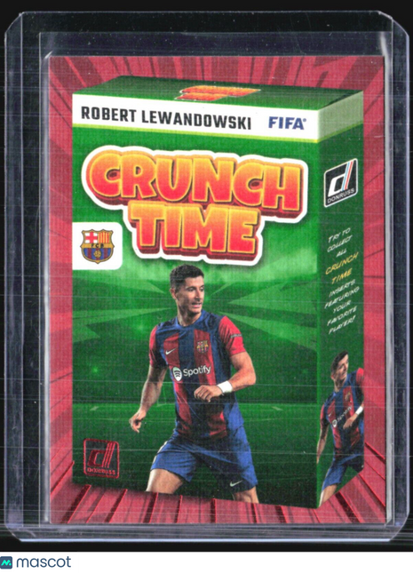 2023-24 Panini Donruss FIFA - Crunch Time #10 Robert Lewandowski