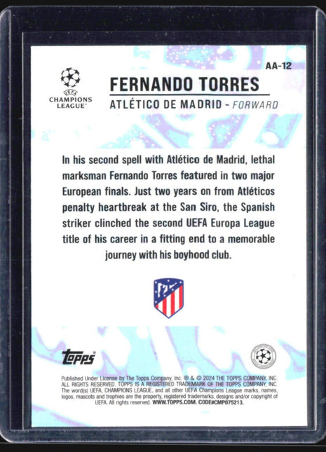 2023-24 Topps Merlin UEFA - Ageless Alchemy #AA-12 Fernando Torres