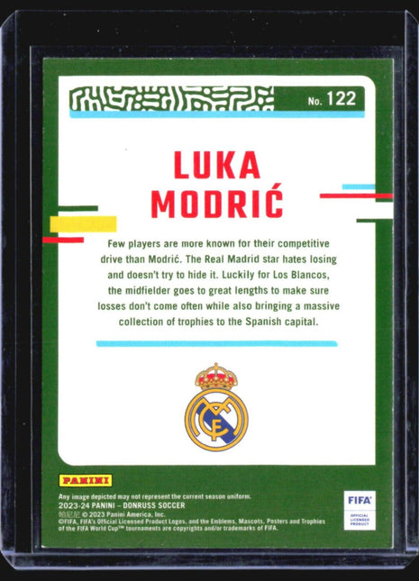 2023-24 Panini Donruss FIFA - #122 Luka Modric Foil