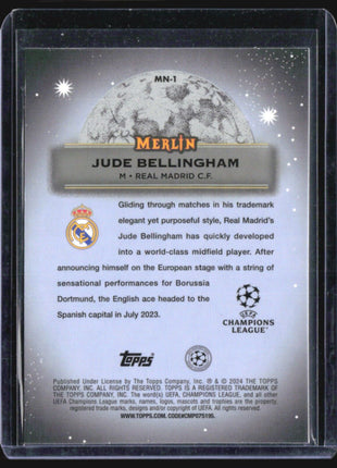 2023-24 Topps Merlin UEFA- Mystic Nights #MN-1 Jude Bellingham