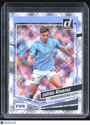 2023-24 Panini Donruss FIFA - #90 Julian Alvarez Silver Laser