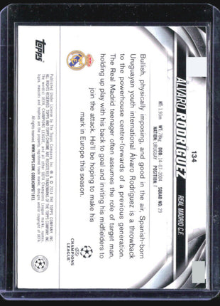2023-24 Topps Chrome UEFA - Future Stars #134 Alvaro Rodriguez Green /399