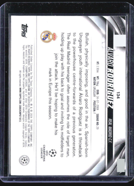 2023-24 Topps Chrome UEFA - Future Stars #134 Alvaro Rodriguez Green /399