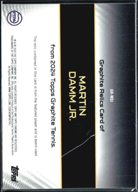 2024 Topps Graphite Martin Damm Jr Pink Refractor Relic /15