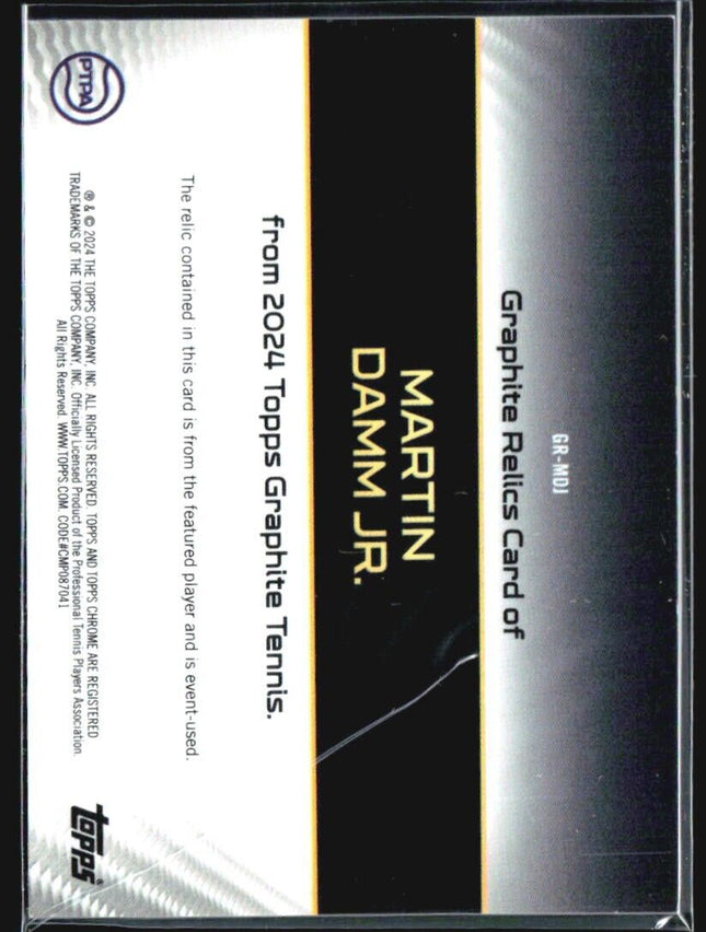 2024 Topps Graphite Martin Damm Jr Pink Refractor Relic /15