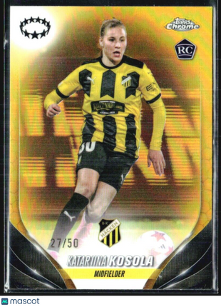 2023-24 Topps Chrome  #24 Katariina Kosola (RC) Gold Refractor /50