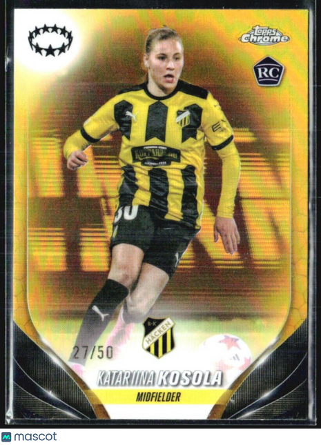 2023-24 Topps Chrome  #24 Katariina Kosola (RC) Gold Refractor /50
