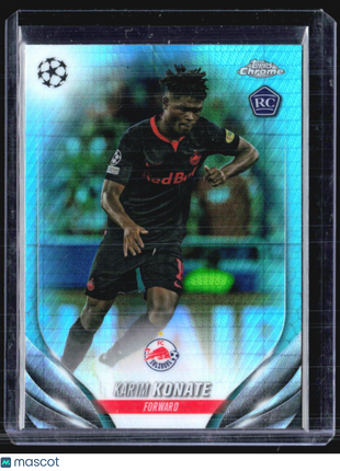 2023-24 Topps Chrome UEFA Club Competitions - #30 Karim Konate (RC) Aqua