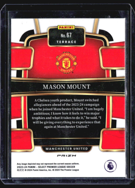 2023-24 Panini Select Premier League - Terrace #67 Mason Mount Pink Ice