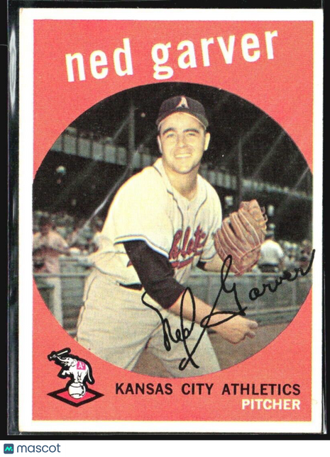 1959 Topps - grey back #245 Ned Garver