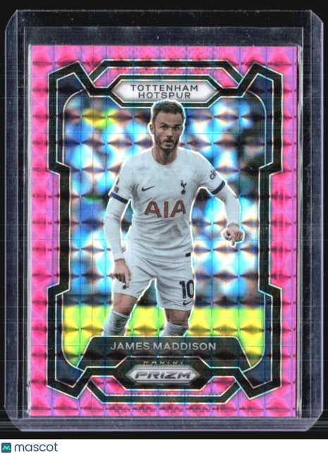 2023-24 Panini Prizm Premier League - #128 James Maddison Pink