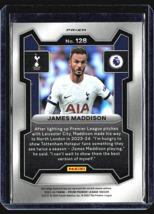 2023-24 Panini Prizm Premier League - #128 James Maddison Pink