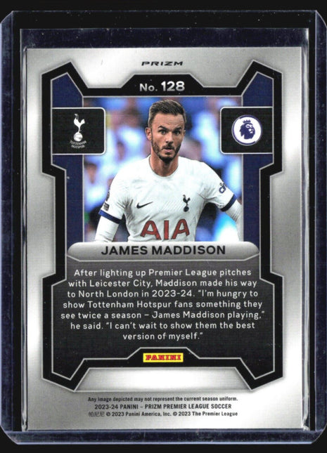 2023-24 Panini Prizm Premier League - #128 James Maddison Pink