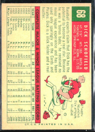 1959 Topps - #68 Dick Schofield