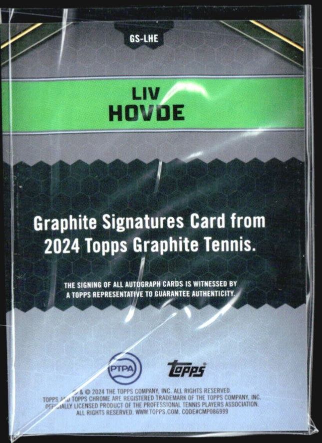 2024 Topps Graphite Liv Hode Auto #GS-LHE