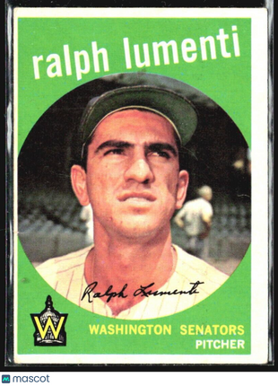 1959 Topps -  #316 Camilo Pascual, Ralph Lumenti