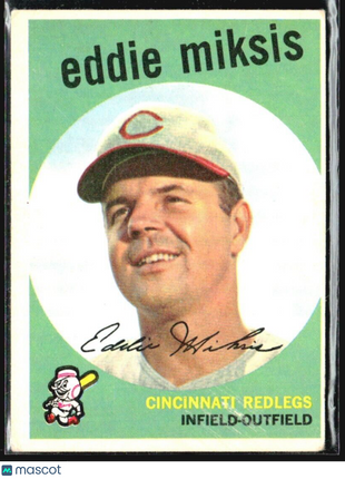 1959 Topps - #58 Eddie Miksis
