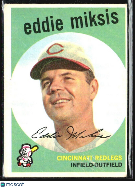 1959 Topps - #58 Eddie Miksis