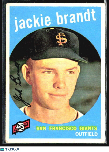 1959 Topps - #297 Jackie Brandt (RC)