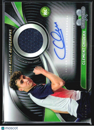 2024 Topps Graphite Clement Chidekh Black Refractor Rc Relic Auto /10