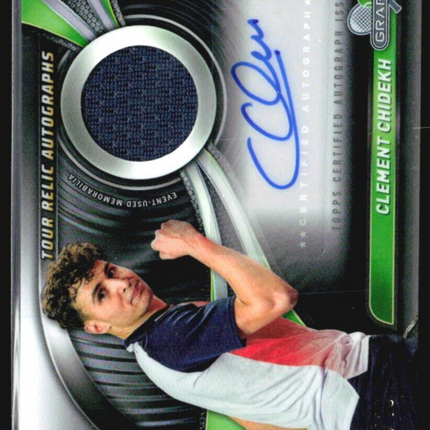 2024 Topps Graphite Clement Chidekh Black Refractor Rc Relic Auto /10