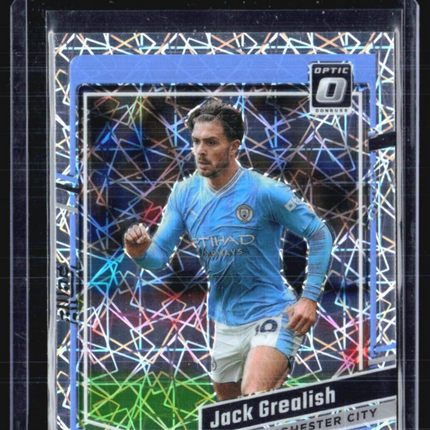 2023-24 Panini Donruss FIFA - Optic #87 Jack Grealish Silver Velocity
