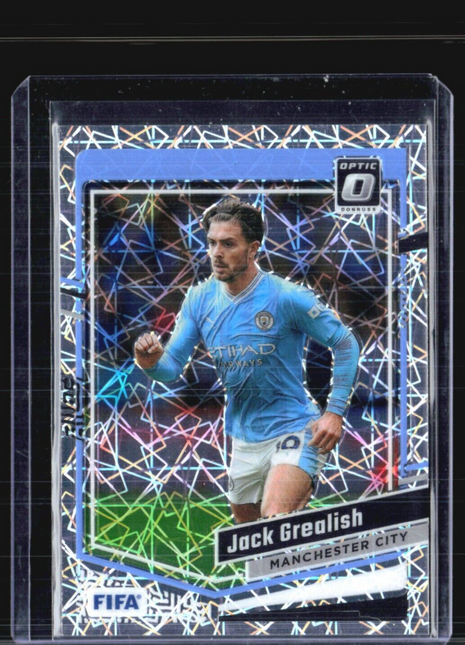 2023-24 Panini Donruss FIFA - Optic #87 Jack Grealish Silver Velocity