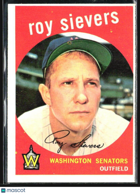1959 Topps - #340 Roy Sievers