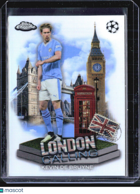 2023-24 Topps Chrome UEFA - London Calling #LC-8 Kevin de Bruyne