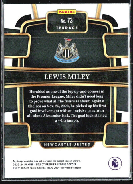 2023-24 Panini Select Premier League - Terrace #73 Lewis Miley (RC)