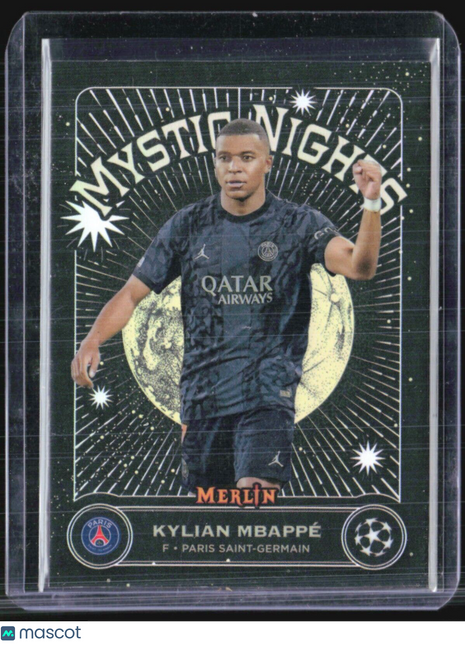 2023-24 Topps Merlin UEFA Mystic Nights #MN-2 Kylian Mbappe