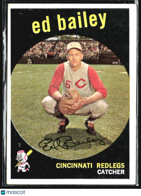 1959 Topps - White Back #210 Ed Bailey