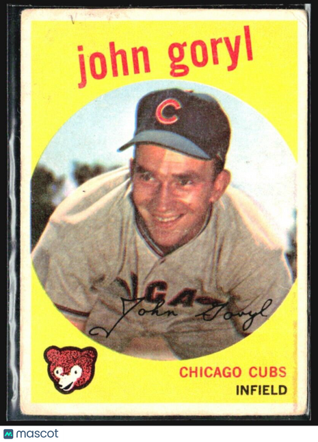 1959 Topps - #77 Johnny Goryl