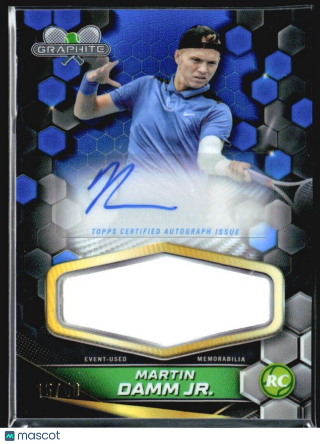 2024 Topps Graphite Martin Damm Jr Blue Refractor Relic Auto /50