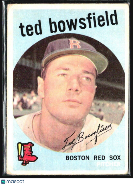 1959 Topps - grey back #236 Ted Bowsfield (RC)