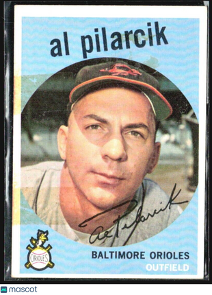 1959 Topps - #7 Al Pilarcik