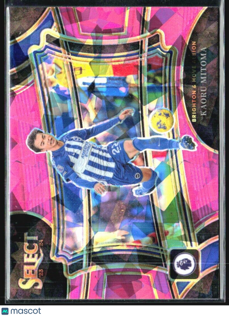 2023-24 Panini Select Premier League - Field Level #205 Kaoru Mitoma Pink Ice