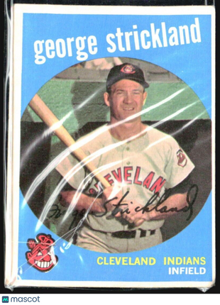 1959 Topps - white back #207 George Strickland