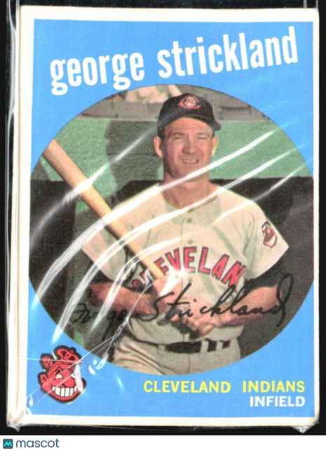 1959 Topps - white back #207 George Strickland