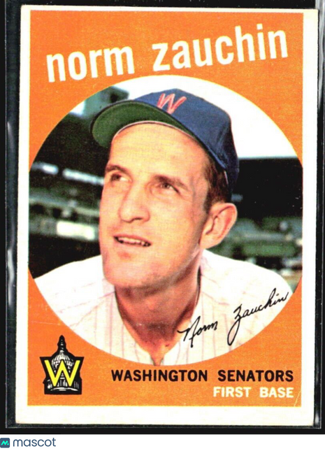 1959 Topps - #311 Norm Zauchin