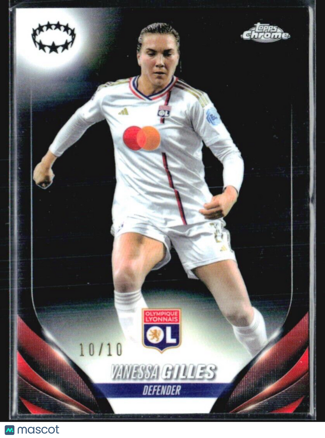 2023-24 Topps Chrome Vanessa Gilles Black Refractor /10 #53