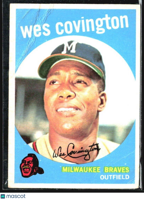 1959 Topps - #290 Wes Covington