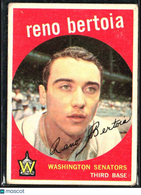 1959 Topps - #84 Reno Bertoia