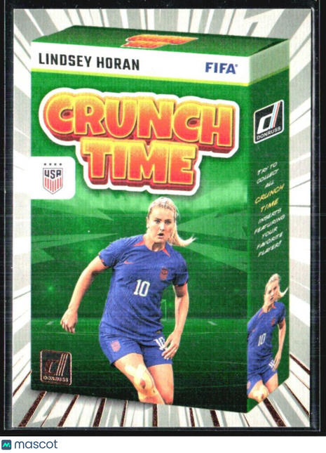 2023-24 Panini Donruss FIFA - Crunch Time #7 Lindsey Horan