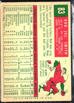 1959 Topps - #83 Bob Smith (RC)