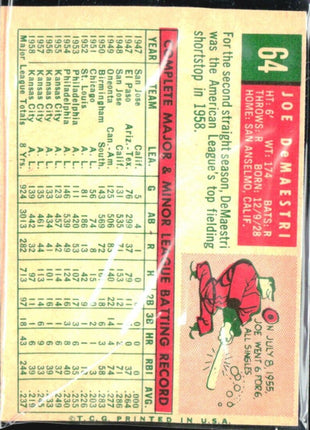1959 Topps - #64 Joe DeMaestri