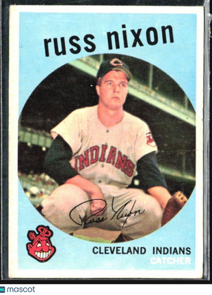 1959 Topps - #344 Russ Nixon